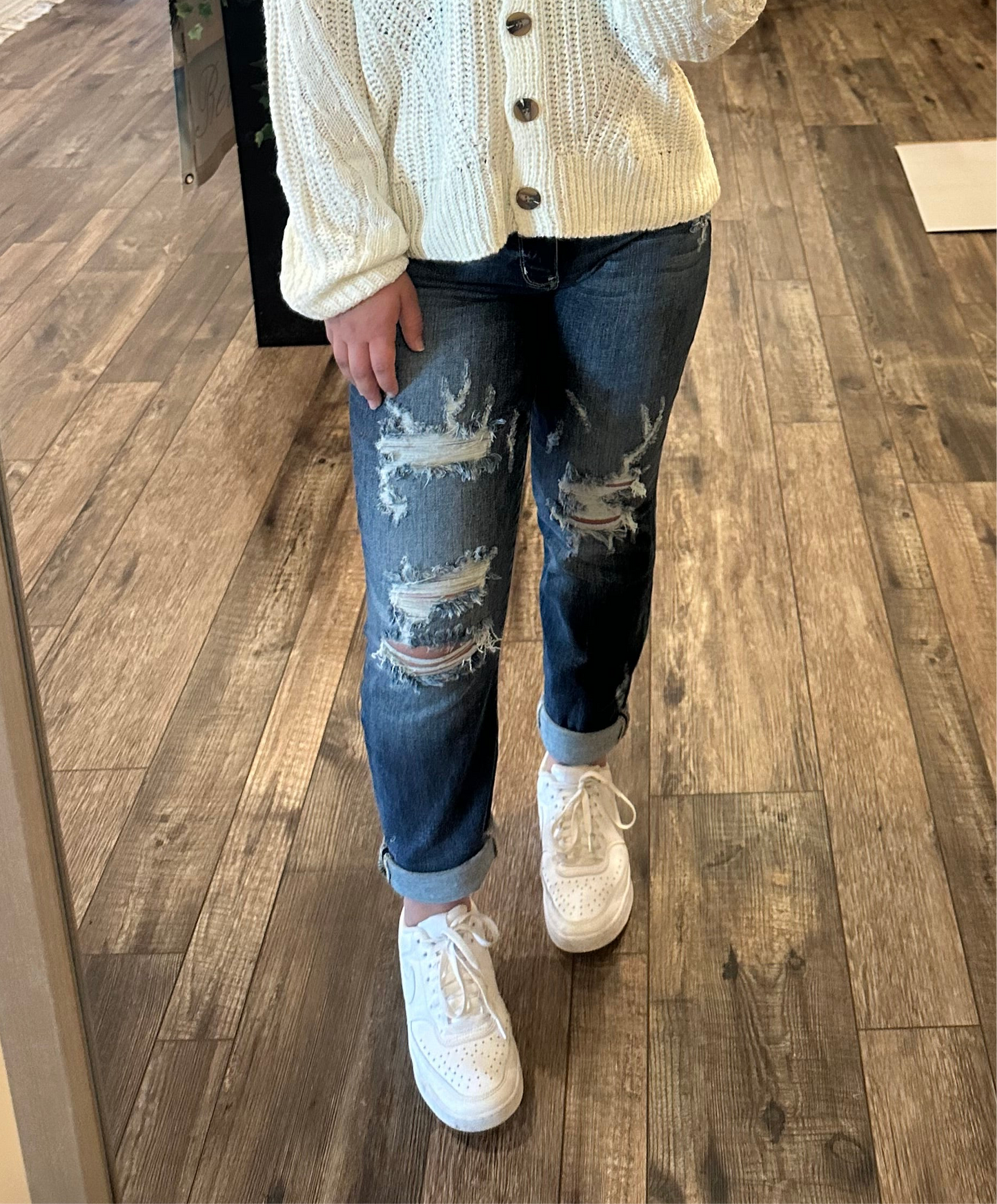 Jesse Distressed Boyfriend Judy Blue Jeans