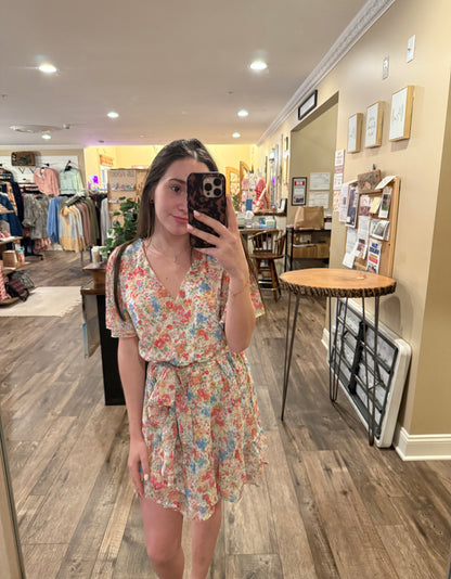 Spring Floral Flowy Dress