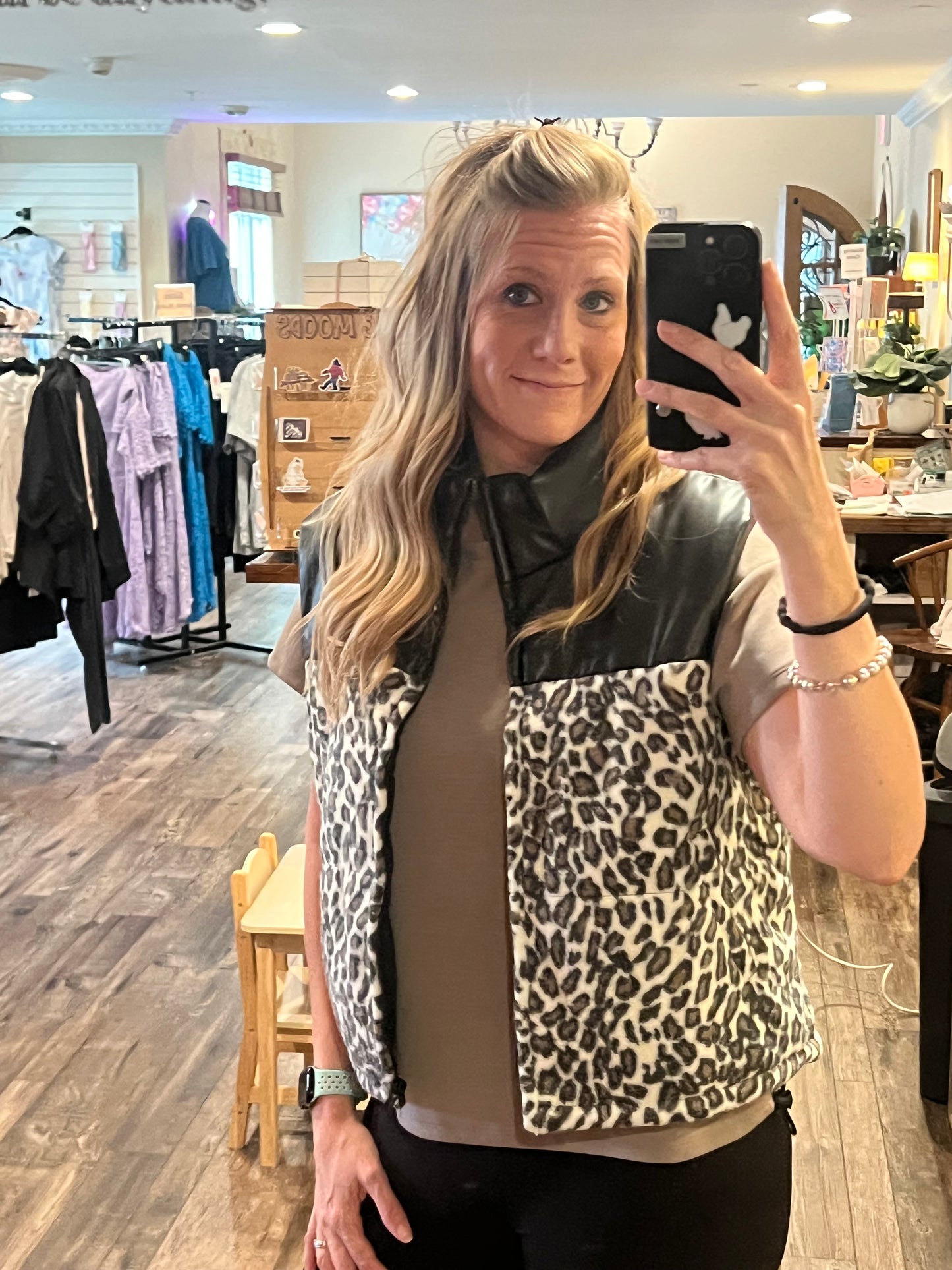 Leopard Vest