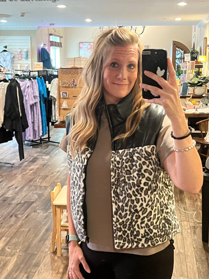 Leopard Vest