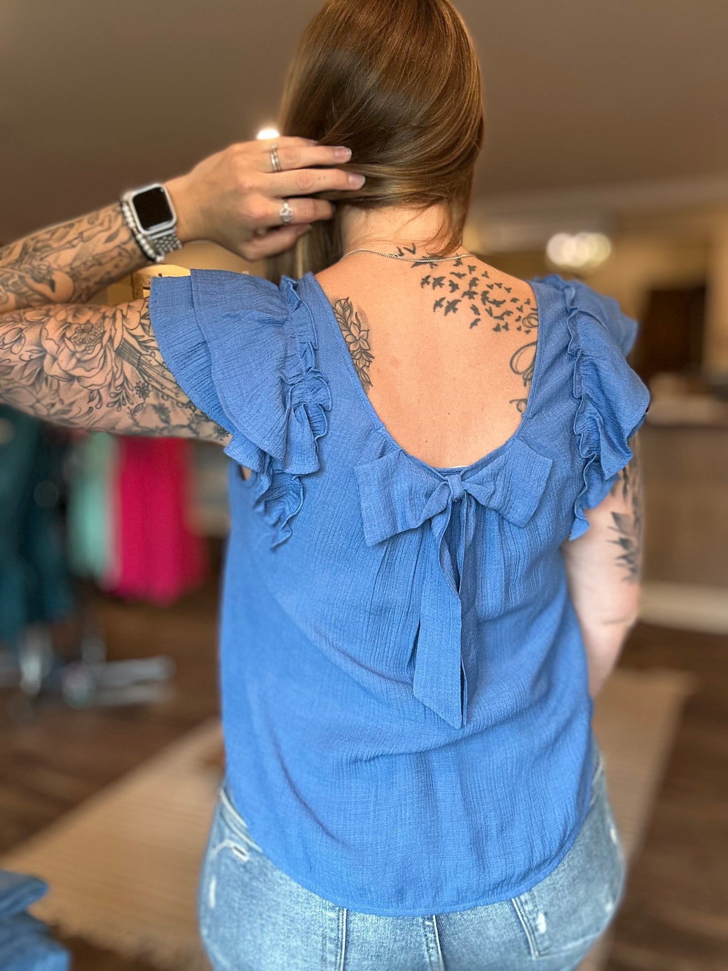 Maggie Back Bow Top