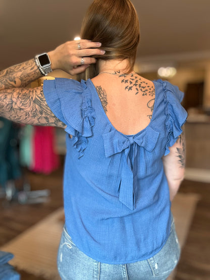 Maggie Back Bow Top