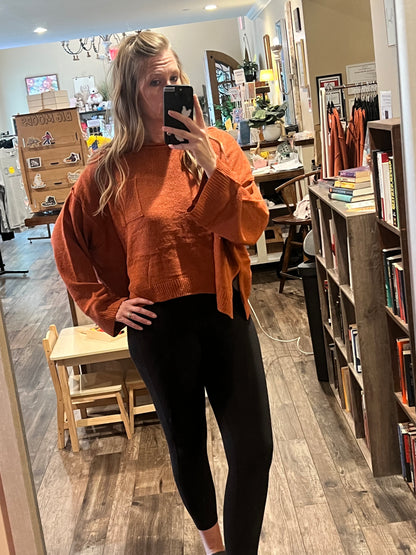 Rust Oversized Sweater
