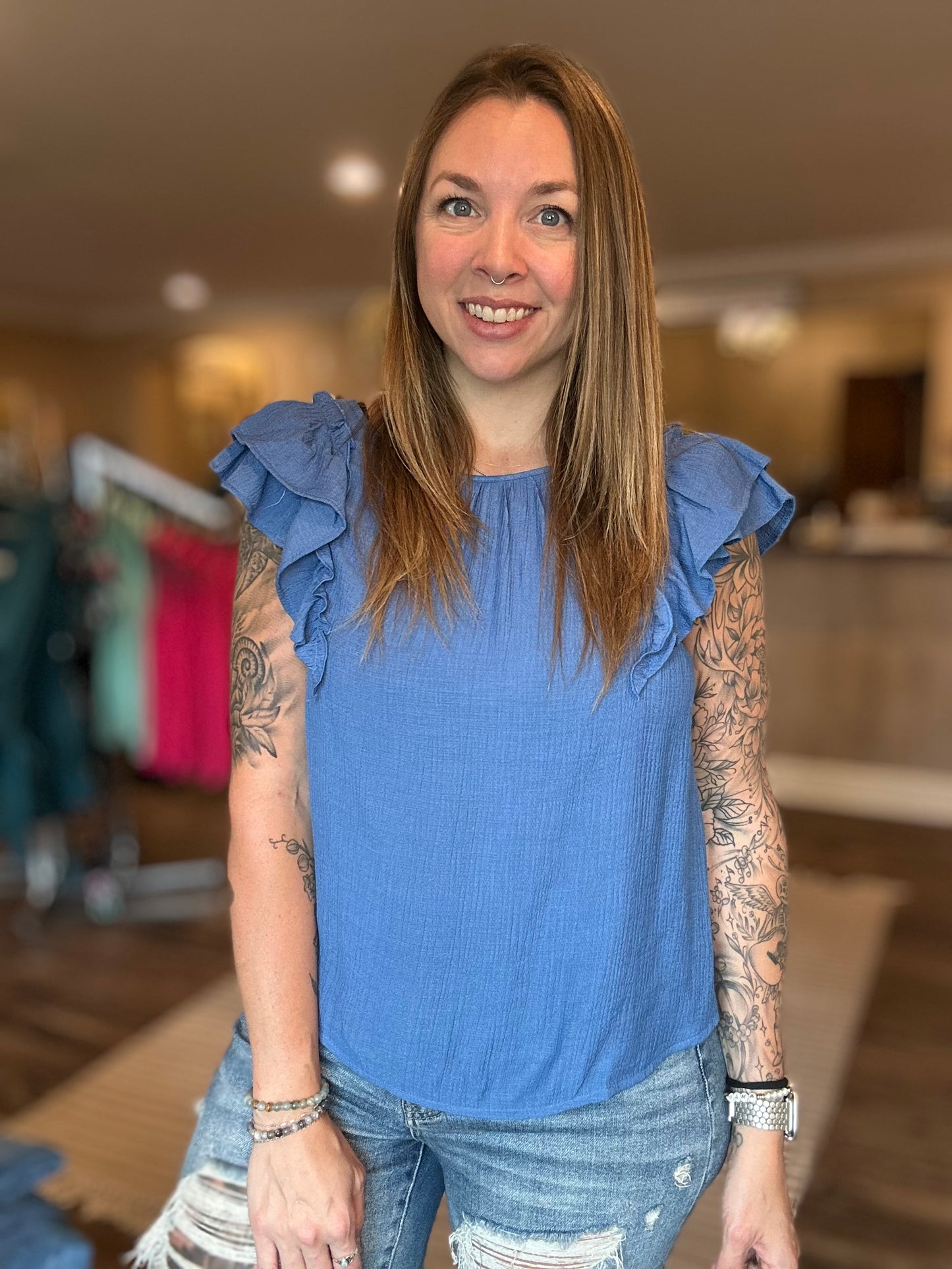 Maggie Back Bow Top