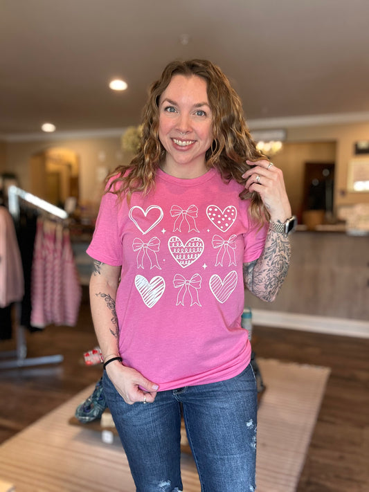 Hearts on Hearts Tee