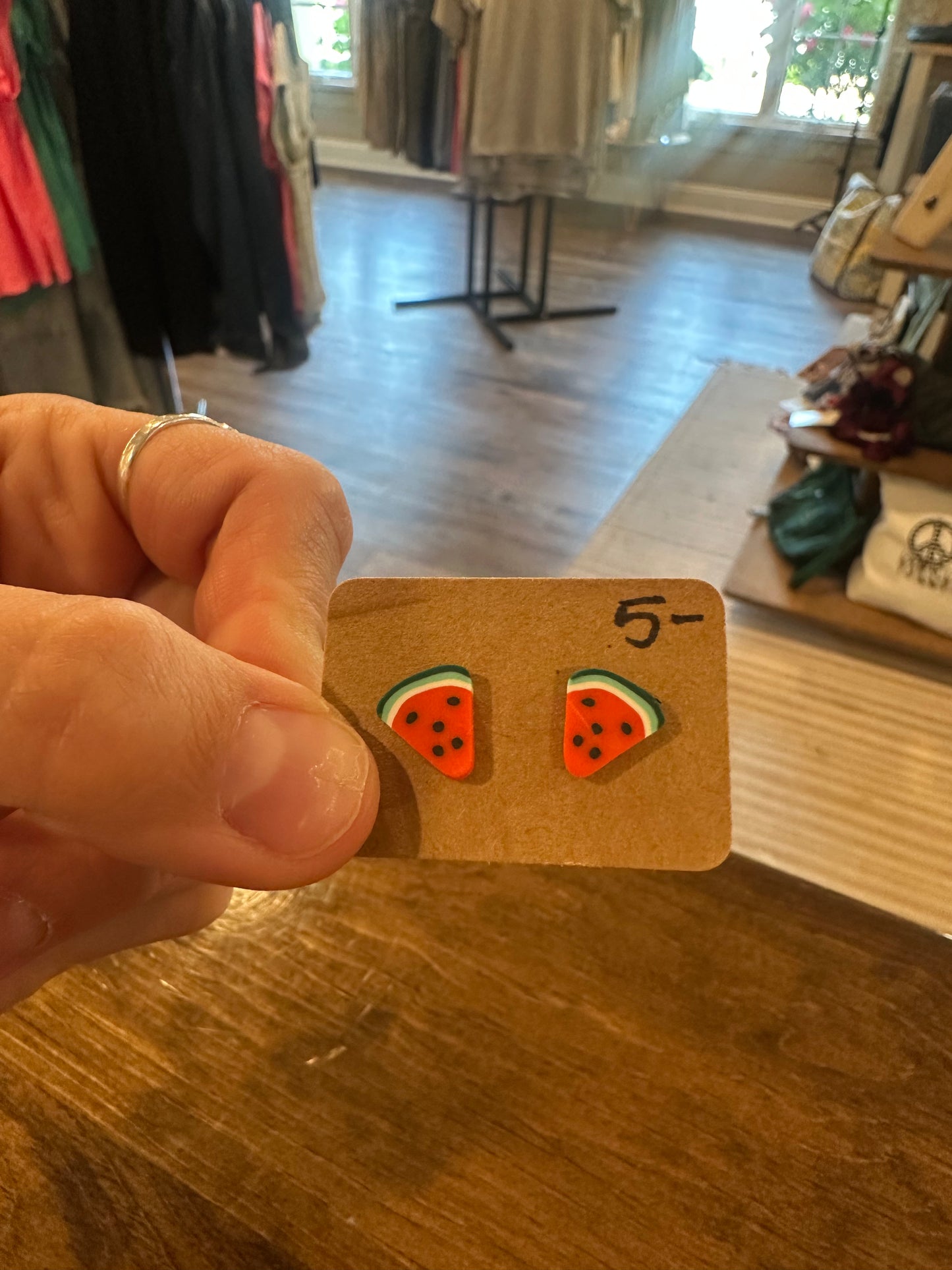 Clay Stud Earrings