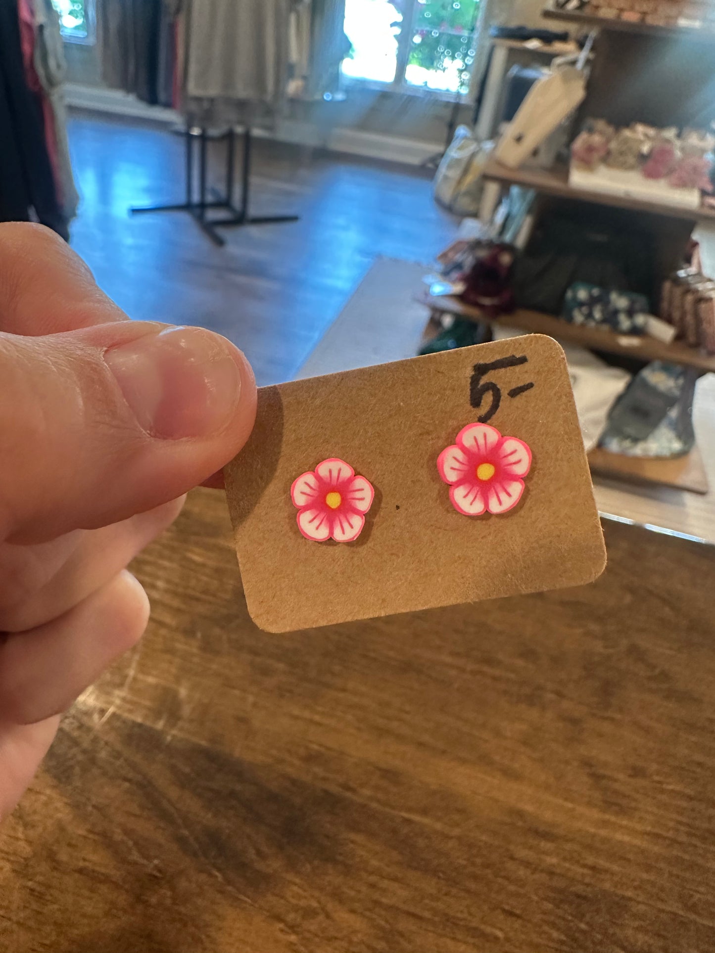 Clay Stud Earrings