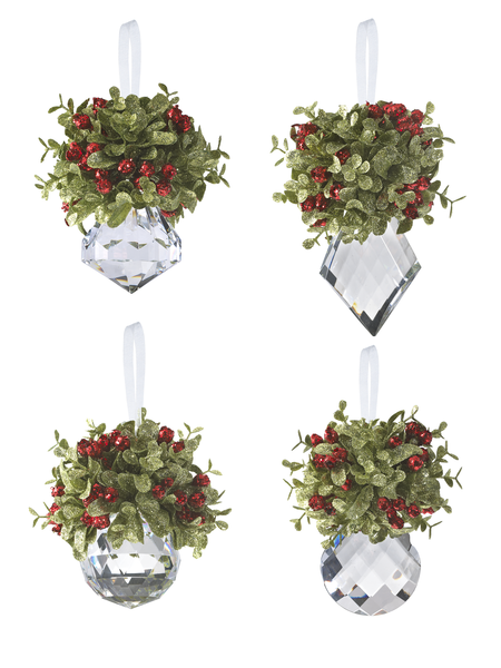 5" Mistletoe Kissing Krystals