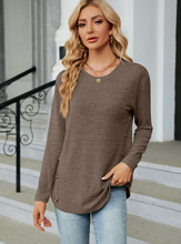 Perfect Coffee Button Detail Sweater