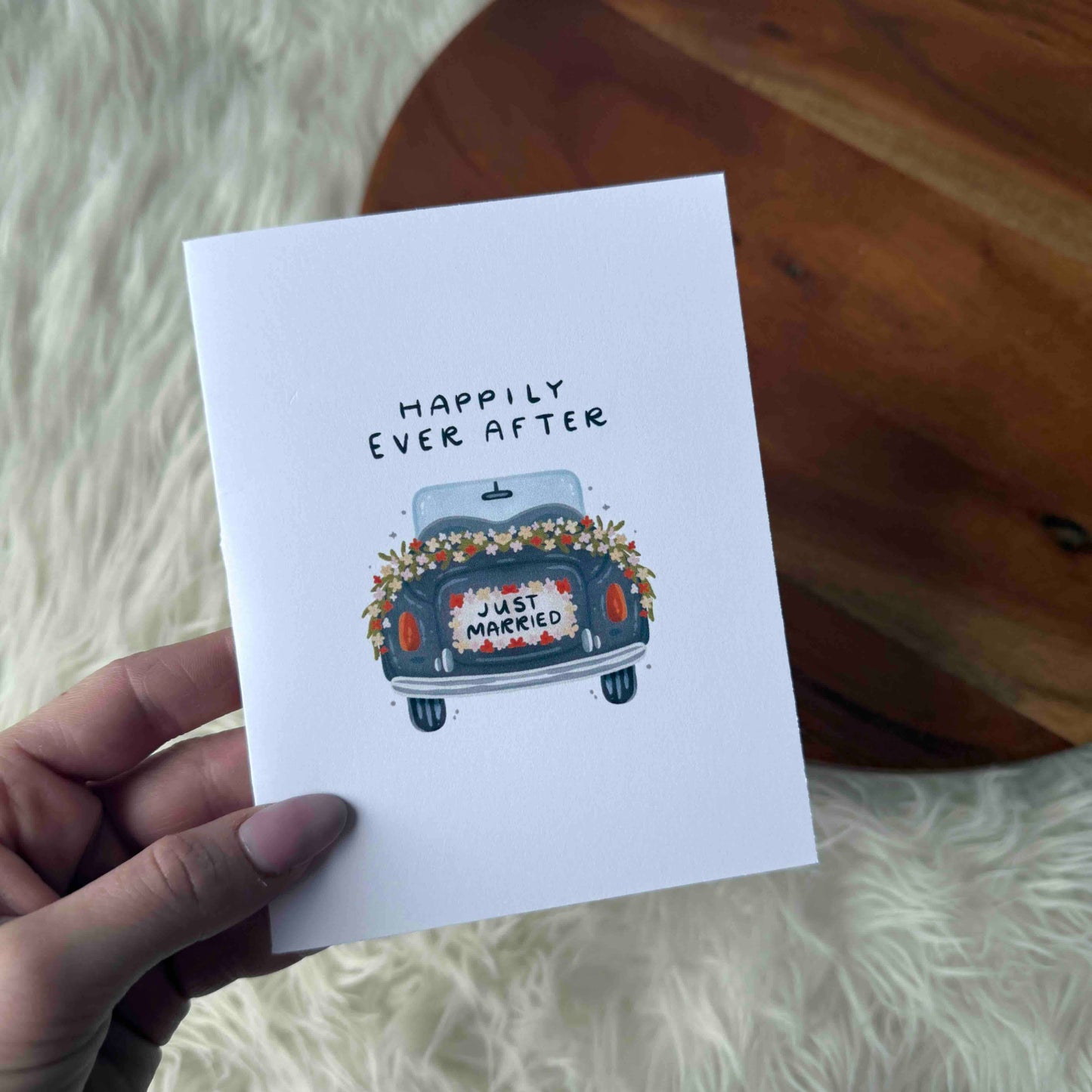 "Happily ever after" Wedding Card