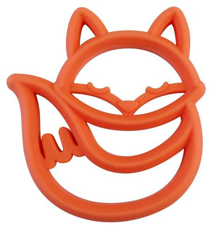 Orange Fox - Sore gums are no match for the Itzy Ritzy Silicone Teether! Itzy Ritzy teethers are safe on baby’s gums, and the open design makes them easy for small hands to grasp.  These teethers are made of non-toxic food grade silicone and have texture on one side to massage sore gums and provide relief to emerging teeth. The texture also helps your baby discover and explore new senses, so go ahead and chew on this