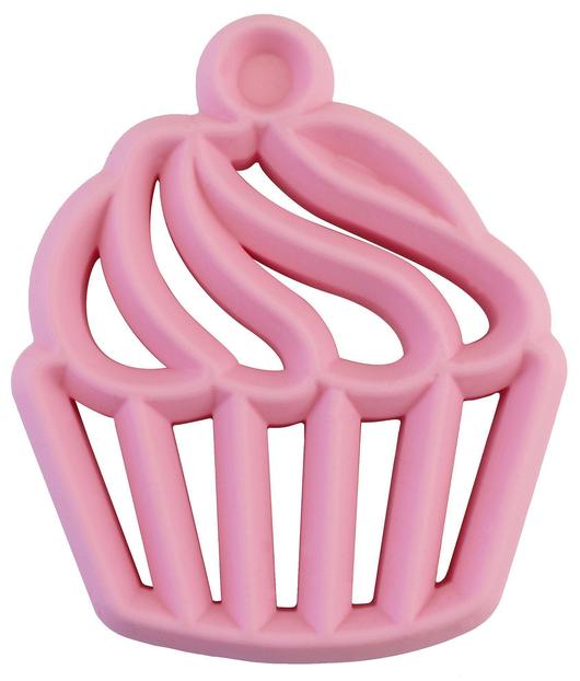 Pink Cupcake - Sore gums are no match for the Itzy Ritzy Silicone Teether! Itzy Ritzy teethers are safe on baby’s gums, and the open design makes them easy for small hands to grasp.  These teethers are made of non-toxic food grade silicone and have texture on one side to massage sore gums and provide relief to emerging teeth. The texture also helps your baby discover and explore new senses, so go ahead and chew on this