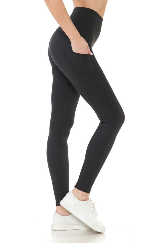 Perfect Fit Pocketed Leggings - 5" Yoga band  Pockets on both legs