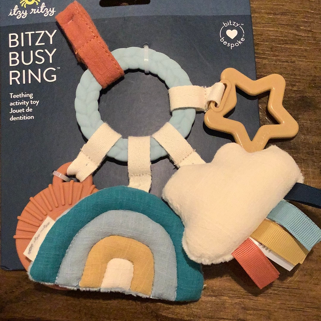 Itzy Ritzy Bitzy Busy Ring Teething Activity Toy Cloud