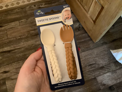 Itzy Ritzy Sweetie Spoons Spoon + Fork Set