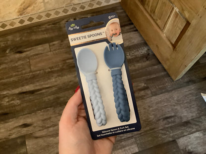 Itzy Ritzy Sweetie Spoons Spoon + Fork Set