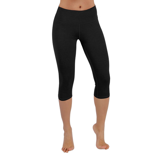 Curvy Capri Leggings - 5” yoga band.  curvy: 12-20  92% Polyester 8% Spandex  - land right below the knee in length